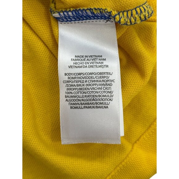 Polo Ralph Lauren RLYC Yacht Club Colorblock Polo Shirt Crest Cotton Mens Size L - Picture 6 of 7